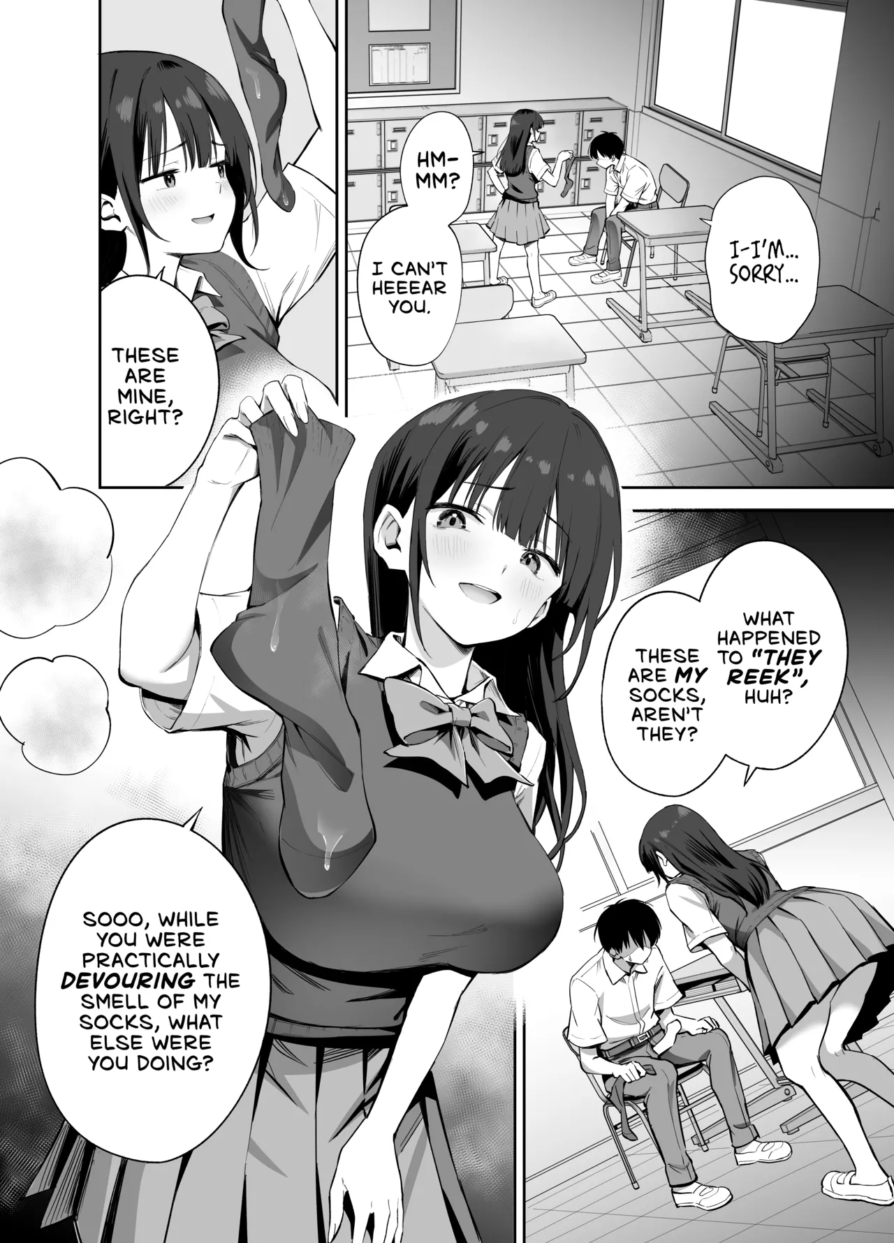 Hentai Manga Comic-If You Get To Jerk Off To My Socks, I Get To Play With Your Dick, Right?-Read-21